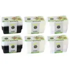 6x 10pc Lemon & Lime Food/Meal Prep 0.75L Reusable Containers/Storage Assorted