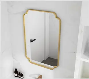 40*60CM 浴室鏡 梅花鏡 壁掛鏡 鏡子 玄關鏡 裝飾鏡 創意洗手間試衣鏡化妝鏡衛生間衛浴鏡子 (7折)