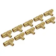 (200) 3/4" x 3/4" x 1/2" PEX BRASS LEAD FREE TEES replace Watts LFWP18B-121208PB