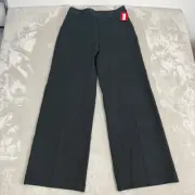 Spanx Pants Womens Large Grey The Perfect Pant Ponte Wide Leg Comfort Career NWT