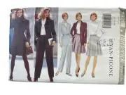 Butterick Sewing Pattern 4206 Caree Wear EVAN PICONE Jacket Skirt Pants Sz 12-16