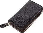 [LIFKOME] Key Case Purses Wallet with Coin Pouch Key Fob Wrist Strap Keychain Man Wallet for Men Key Chain for Men Coin Purse Wallet Card Holder Mens Wallet Dark Brown Pu Leather