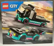LEGO® City Race Car and Car Carrier Truck 60406 Free Shipping
