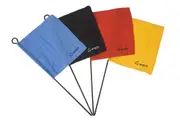Replacement Steel Croquet Flags and Poles - set of 4