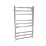 KG 9 Bars Electric Heated Towel Rack Chrome Square 900x600x110