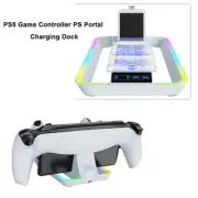 For PS5 Game Controller PS Portal Controller Charging Dock with Indicator Lights