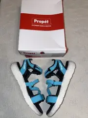 Propet Sport Sandals Womens Size 6.5 W Blue White Athleisure Outdoors Comfort