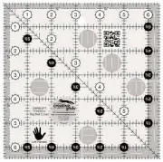 Creative Grids LEFT Handed Quilt Ruler 6.5 inch Square CGR6LEFT