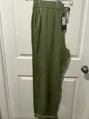RAWGEAR Men’s Size XL 100% Rayon Lounge Pants Pajama Bottoms Green