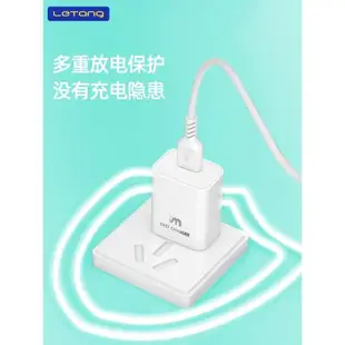 樂糖T1快充Type-C充電器套裝3.5A適用iPhone14 13 12 11 Xs max電腦iPad通用手機數據線快速充電器USB-C接口