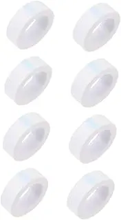 NOLITOY Lash Extension Tape Set 8 Rolls Eyelash Grafting Tape White for Beauty Salons Home Use