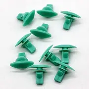 Green Weatherstrip Retaining Clips Rivet Retainers Fastener 91568-SR2-003 Fits for Honda Accord Civic Odyssey Prelude Fits for Acura CL MDX RL RSX TL TSX Qty 10