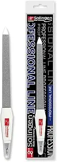 Solingen Professional Nail File - Cuticle Trimmer/Remover | Manicure & Pedicure Tool | 2 in 1 Tool for Your Hand & Foot Fingenails Care | 2 Sided Sapphire Files & Sharp Dead Skin Cutter