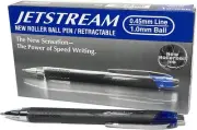 Uni-Ball SXN210 Jetstream RT Retractable Rollerball Pen Blue Ink Pack of 12