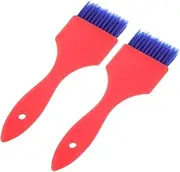 LIFKOME 2pcs Hair Color Brush Brush Highlighting Comb Wind Shaping Styling Comb Hair Color Device Salon Supplies Pink Plastic
