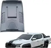 hood vents， ABS Plastic PICK-UP Middle-sized Engine Hood Bonnet Scoop Front Cover Compatible For Triton L200 MR MQ Strada 2023+