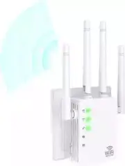 WiFi Extender Signal Booster Long Range up to 12880 Sq Ft and 105 Devices