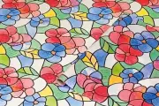 d-c-fix self-Adhesive Window Film Lisboa Red 17.7'' x 78.7"