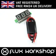 3pcs 2.5 - 30V Red LED Panel Voltmeter DC Lithium Arduino Pi Flux Workshop