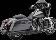 Cobra Black 4in 909 Scalloped Slip On Muffler Road Glide Ultra 17-19