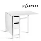 Artiss Dining Table Extendable Folding Tables Storage Restaurant Drawers NEW