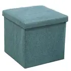 Storage Cube Multi-functional Stool Foldable Waterproof with Padded Seat