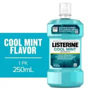 Listerine Cool Mint Antiseptic Mouthwash Oral Care for Bad Breath 250ml