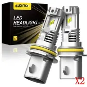 9007 SUPER BRIGHT LED Headlight Bulb High Low Beam Light White AUXITO 2Set B (for: Mitsubishi)