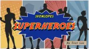 SVENGALI ENVELOPES SUPERHEROES & INSTRUCTIONS BY SVEN LEE MAGIC TRICKS MENTALISM
