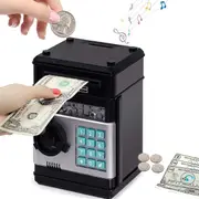 Kids' Electronic Piggy Bank with Music & Password - Coin & Cash Savings Box