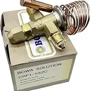 12000BTU R410A Thermostatic Expansion Valve Suitable for R32 air Source Heat Pump Water Heater 5000kcal Split air Conditioning Accessories Refrigeration System Expansion Valve(CRF-5-R410a)