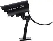 SECFOU Fake High Simulation CCTV Outdoor Monitor Bracket No Battery Required Realistic Imitation for Home and