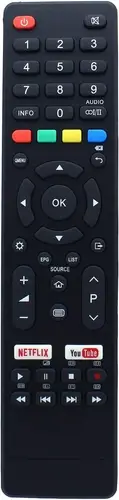 "Replacement Remote Control for Bauhn Kogan JVC Smart TV - Netflix YouTube Key"