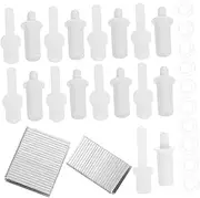 [KITANDOVE] 1 Set Repair Nail Latch Set Telescopic Shutter Repair Pins Shutter Fasteners Plastic Shutter Repair Pins Shutter Replacement Pin Roller Shutter Accessories Shutter Replacement Bolt