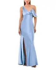 Nicholas Mirabelle Asymmetric Tie Shoulder Dress