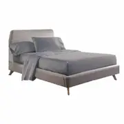 Grey Cotton 1000TC Fitted Flat Sheet Pillowcase Set Single KS Double Queen King