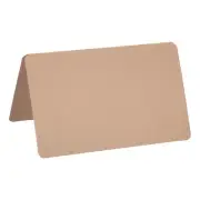 50Pcs Blank Greeting Cards, Favor Decor Foldable Blank Card ,Brown Card Paper