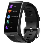 GTX Smartwatch 1.9 inch IP68 waterproof Color Screen Bluetooth 5.0 Blood Pressure Sleep monitor 300mAh Smart watch Men - Black