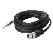 25ft XLR 6.35mm 1/4" Stereo Male Guitar Cable to 3 Pin Female Audio Cable Cord