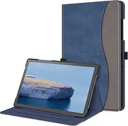 [FINTIE] Case for Samsung Galaxy Tab A9 Plus/A9+ 5G 11 Inch 2023 Model (SM-X210/X216/X218), Multi-Angle Viewing Smart Stand Back Cover with Pocket Auto Wake/Sleep, Denim Indigo