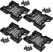 Uenhoy 4 Pcs 2.5“ or 3.5” to 5.25“ SDD HDD Mounting Bracket, Hard Disk Drive Bays Holder Adapter Computer Case Adapter for PC