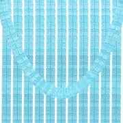 9.8ft Four-Leaf Garland, 12 Pack Tissue Paper Hanging Flower, Mint Green