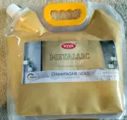 water based 24k champagne gold paint wall Paint 2500ml metalalic paint 1/2 Gal.