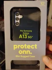 Protect onn. Rugged Case Black Case For Samsung Galaxy A13 5G Cell Phone