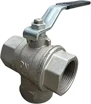 Ball Valve Brass 3 Way T Port 32mm Clearance Stock