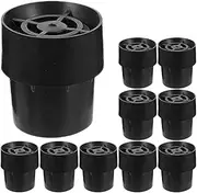LIFKOME 10Pcs Non Slip Trampoline Leg Caps Durable Rubber Furniture Protectors Wear Resistant Replacement Feet for Trampolines Convenient Trampoline Parts for Safe Use