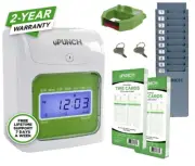 Office Time Clock Machine Auto Payroll Employee Card System Electronic Day Track