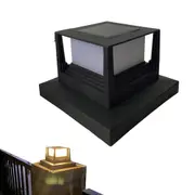 Solar Post Light Waterproof Outdoor Column Patio Fence Gate Garden Lamps