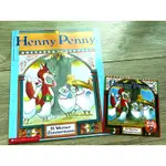 二手近新平裝英文繪本 童書 HENNY PENNY+ CD 有聲書