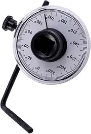 OSALADI Precision Automotive Torque Angle Gauge 360° Rotation Chrome Vanadium Steel for Accurate Fastener Tightening